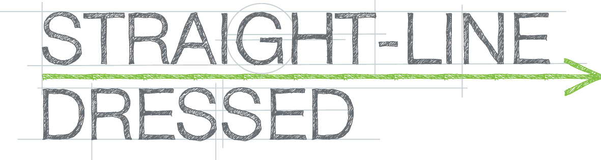 Wood Elements Straight Line Dressed Logo